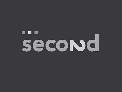 second graphic design logo typography