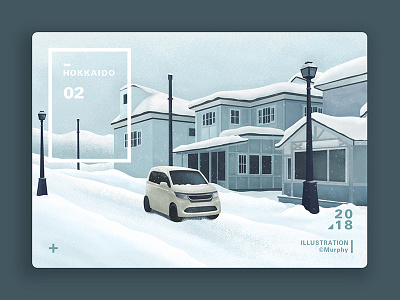 Hokkaido_2 hokkaido illustration snow winter