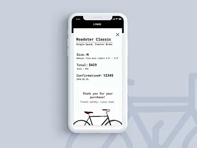 Email receipt - 100 day UI challenge day #017 100 day ui challenge email receipt ios design minimal design ui ux ux design ux design agency