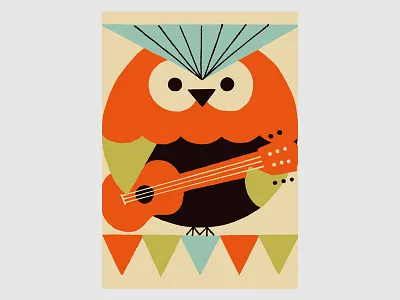 Circus (Owl) animals circus illustration owl