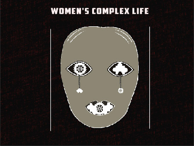 WOMEN'S LIFE animation characters illustration vector art women mask art design