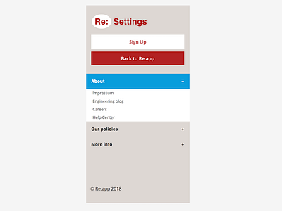 Settings Page css dailyui html javascript mobile page settings sketch ui user ux web