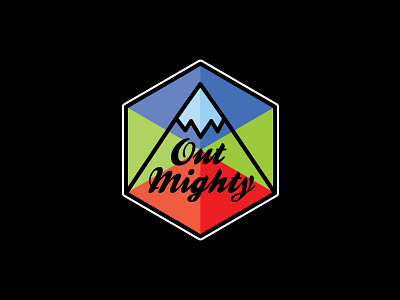 Out Mighty Logo Design hill logo logomark logotype mark mighty mountain out travel