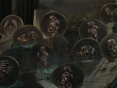 League of Legends / 2018 Mid-Season Invitational Crests coat of arms crests further up illustration ivan belikov league of legends lol msi2018