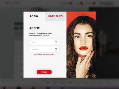 Daily UI - Pop-Up / Overlay beauty daily login mockup overlay pop up popup register ui