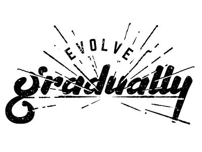 Calligraphy? Why not. calligraphy first monotone retro typography