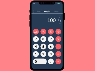 Daily UI 004 - Calculator calculator dailyui004