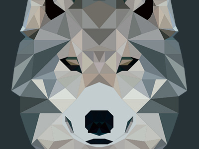 Low poly Wolf low poly wolf