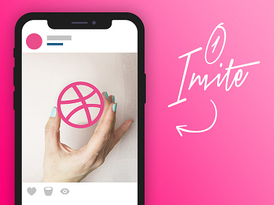 ONE Dribbble Invite!! designer dribbble invitacion invitation invite invites nuevo player shot