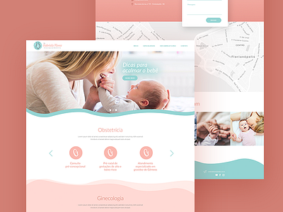 Gabriela Flores - Landing Page baby color landing page ui ux web website