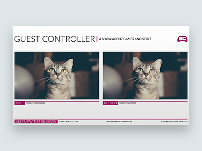 Guest Controller Season 5 Idea branding graphic design twitch.tv