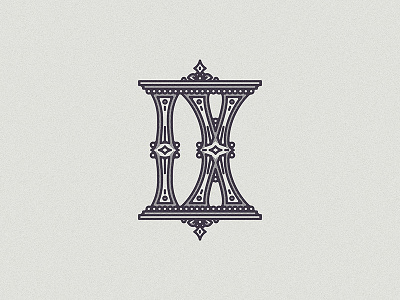 9 cards halftone illustration line art medieval number numeral poker roman texture typography