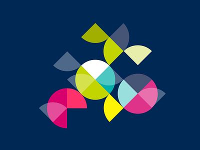 Part of a Style Study geometric illustration minimal shapes swiss