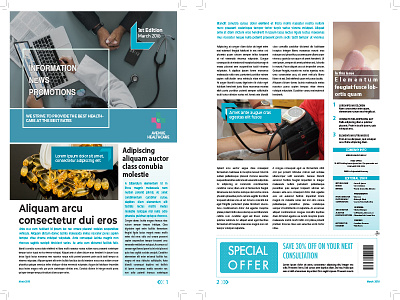 Newsletter design adobe indesign design graphic design newsletter