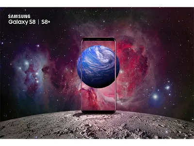 Samsung adobe advertising art behance color design graphic manipulation media photomanipulation photoshop social