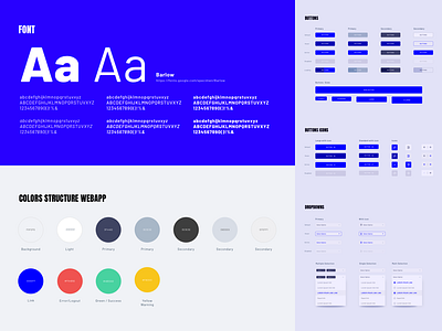UI Styleguide app button design font guidelines styleguide ui ux webapp website