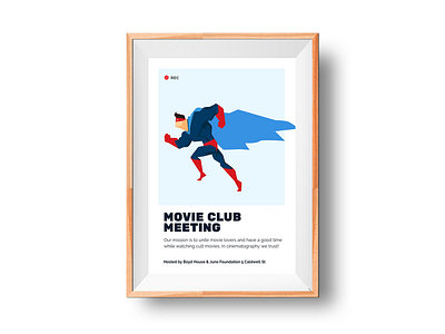 🎞 Movie Club Meeting Poster mockup placeit poster print smartmockups template wall