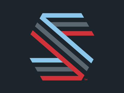 SSS Architects architect architecture line logo s thick