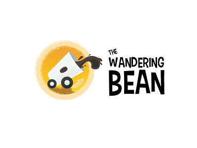 The Wandering Bean bean brand branding coffee delivery identity logo