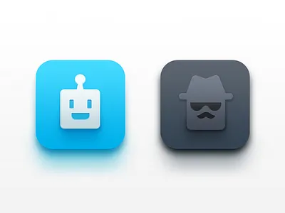 AI Browser App Icon - Normal / Secret app icon