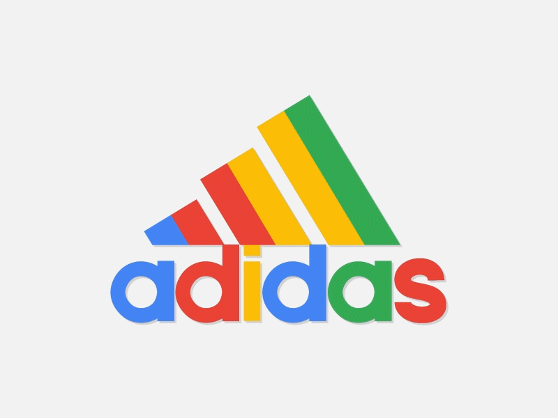 colorful adidas logo
