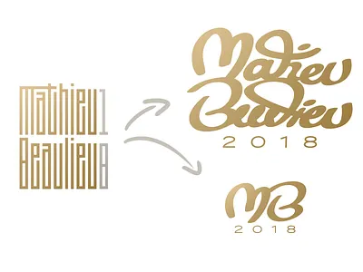 My new signature font logo signature type