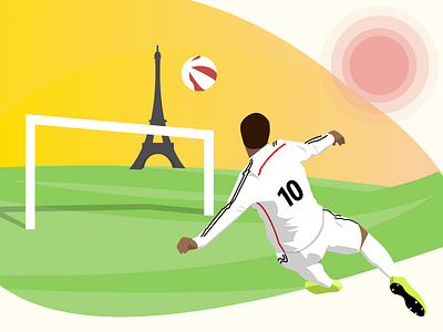 Keep Up - Illustration 04 football illustration sport