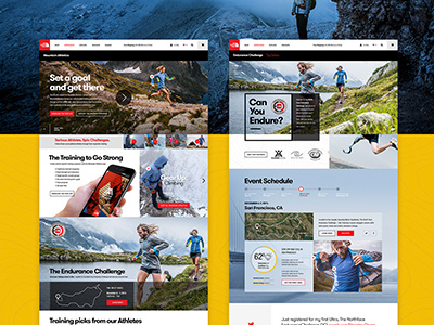 The North Face desktop website