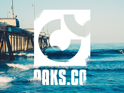 OAKS Windswept Logo branding concepts logo photoshop skateboard