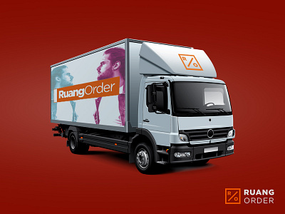 Ruang Order Truck branding design digitalimaging ilustration logo photoshop uiux