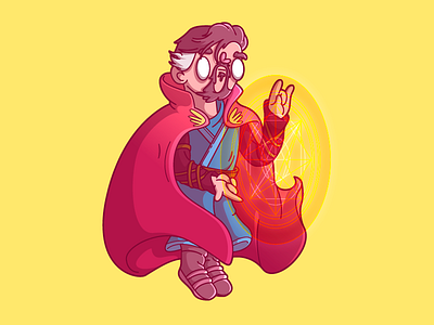 Dr. Strange brazil campinas charactern dr strange fun illustration magic marvel movie sao paulo thunder rockets