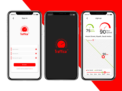 Speed measurement-app-IOS-android app design ui ux