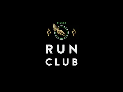 Sigstr Run Club lightning bolts run run club running club running shoe shoe sigstr tennis shoe