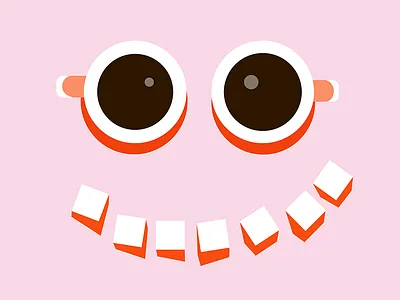 Coffee Positivity Goggles 2d coffee color creative digital doodle editorial fun graphic design illustration illustrator vector