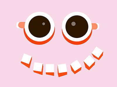 Coffee Positivity Goggles 2d coffee color creative digital doodle editorial fun graphic design illustration illustrator vector