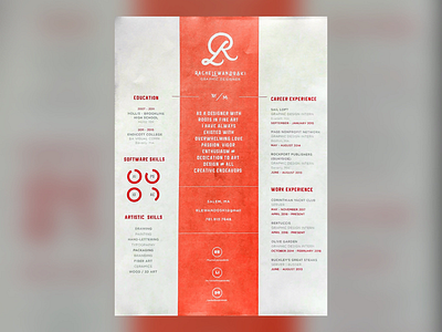 RL | RESUME SAMPLE III cv resume resume design