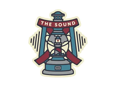 Heart Support - The Sound heartsupport illustration lantern lighthouse logo merch vintage
