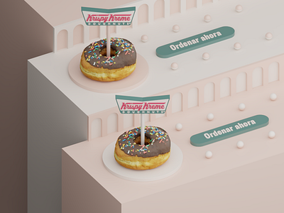 Krispy Kreme 3D animation blender blender 3d donut donut 3d kreme krispy krispy kreme mexico smartphone