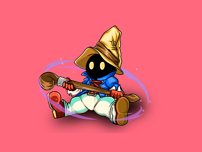 Vivi - Final Fantasy Fan Art art digital art fan art final fantasy illustration video game