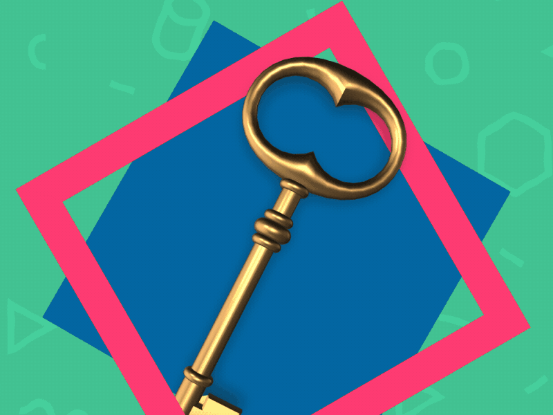 3D + Flat Element Experiment 100dayproject 80s key kinda odd