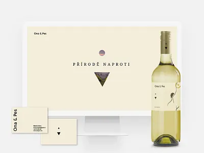 Winery – Her and a Dog brand identity wine