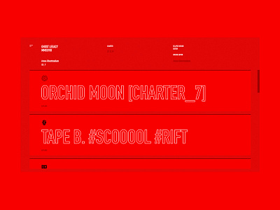 ED_#Lab_7 desktop grid minimal minimalism mono monochrome red site ui ux web