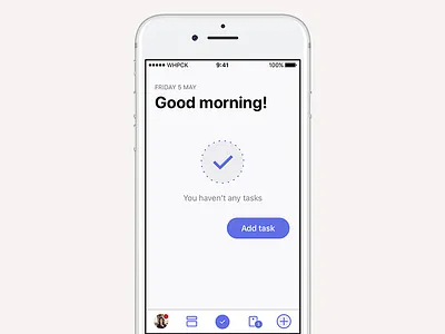 Whipcake interface ios manager project task ui ux