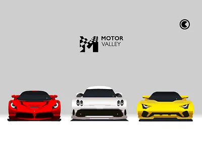 Motor Valley automotive car graphic graphic design icons industrial material design motor motorvalley sport works