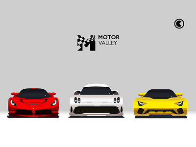 Motor Valley automotive car graphic graphic design icons industrial material design motor motorvalley sport works