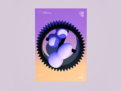 GooLette 2018 abstract art cinema4d color design digitalart gradient tutorial type typography