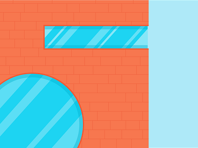 36 Days of Type - 5 36days 5 36daysoftype 5 architecture building colour illustration shadow type vector window