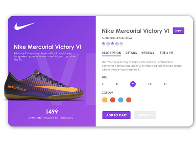 Daliy Ui #04 design flat futuristic material metro modern nike sketch store ui ultra website