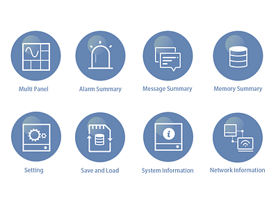 Data Display Icons data display hmi