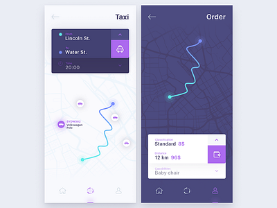 app taxi app booking cab destination map maps navigation ride route taxi tracking ui